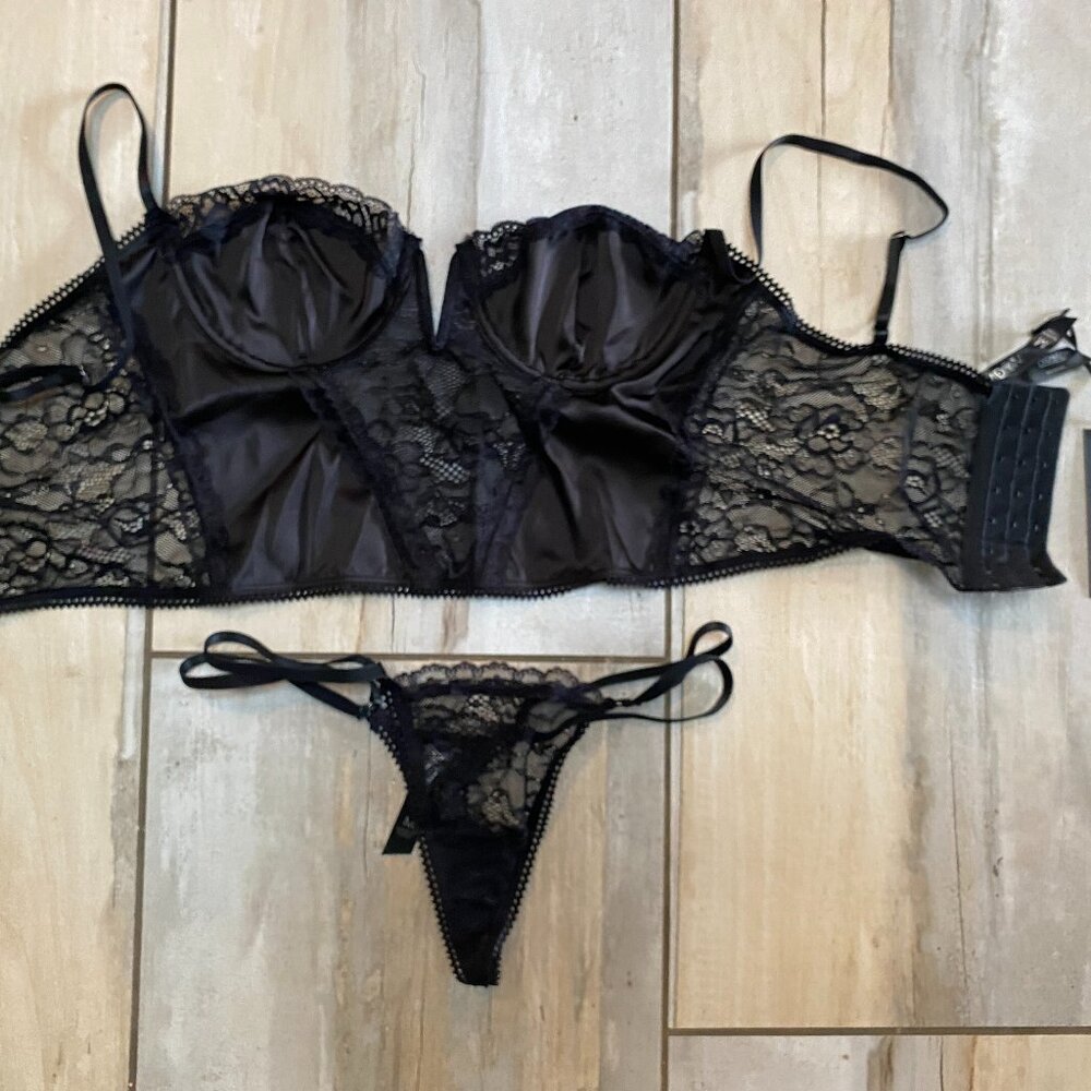 BRAND NEW- NWT- Dolls Kill Widow Eternal Moonlight Lingerie Set Size M